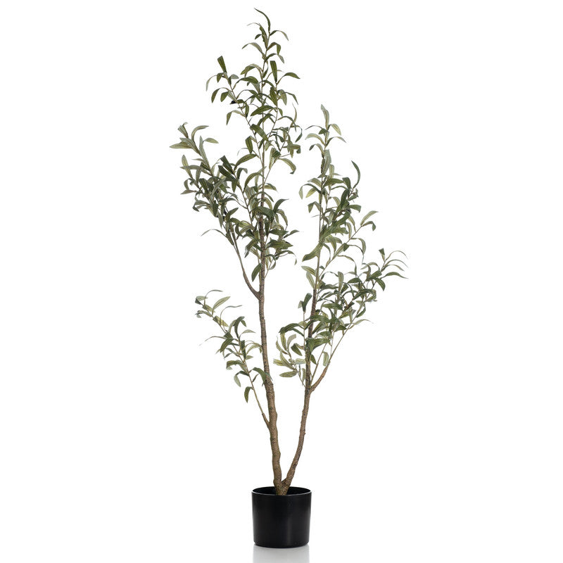 130cm Slim Silhouette Artificial Olive Tree